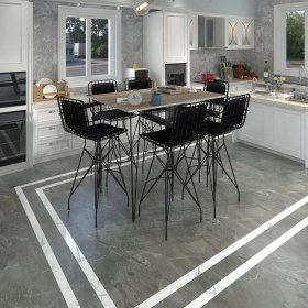 Resim Kenz Life Knsz Masa Sandalye Takımı HEM105ZENGIN Crdsyh 130*070 6 Sandalye Syhsyh Kolçaklı Sırt Minderli 