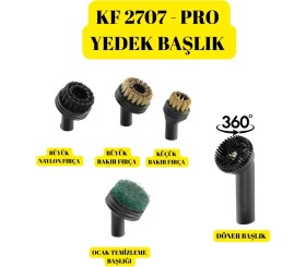 Resim KF2707 - Pro Buharlı Temizlik Makinesi Yedek Başlık 