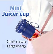 Resim Globalbloom Usb Şarjlı Taşınabilir Mini Blender - Yükseltilmiş Mavi, 300-500ml, Dijital Ekran, Çelik Bıçak 