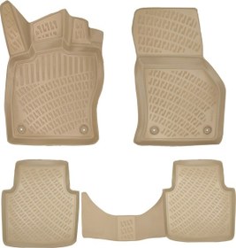 Resim Skoda Superb 2015-2023 Havuzlu Paspas Bej 