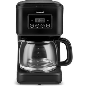 Resim HOMEND Coffeebreak 5010h Zaman Ayarlı Dokunmatik 12 Fincan Kapasiteli 1.2 Litre Filtre Kahve Makinesi 