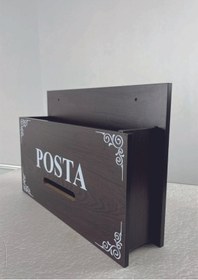 Resim TK WOOD CRAFTS Ahşap Posta ve Fatura Kutusu –Venge - Estetik, Dayanıklı ve Kullanışlı Tasarım 