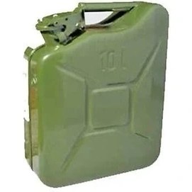 Resim Gelg BB10 Yeşil Metal Yakıt Bidonu 10 Litre 
