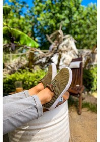 Resim Ch173 Kbt Velluto Erkek Ayakkabı Hakı Haki 