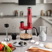 Resim Çok Renkli Çok Amaçlı Mutfak Robotu, Pratik ve Şık Tasarım 