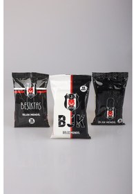 Resim Dekomus İle Yeni Sezon Lisanslı Beşiktaş "tekli" Islak Mendil 15 Yaprak 