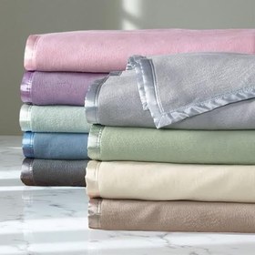 Resim ICON SILK%100 Saf İpek Battaniye (150 cm * 210 cm) 1 Adet (Açık Yeşil) 