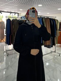 Resim Kapşonlu Fileli Kap - Siyah / 42 