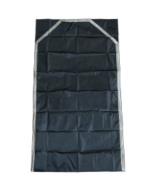 Resim Çantalı Pratik Seccade - Katlanabilir, Su Geçirmez, Taşınabilir Namazlık Siyah 