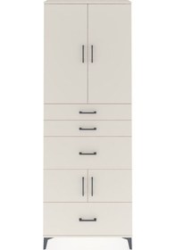 Resim Arges Dolap 4 Raflı 4 Çekmeceli 4 Kapaklı 88x30x243 Aytaşı-ay... Aytaşı 