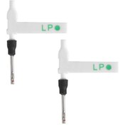 Resim Springsun Bsr St-16/st-17 İçin İkili Yüzlü Plak İğnesi 2 Adet , Abs Malzeme, Beyaz, 35g Ağırlık 