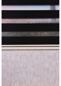 Resim Krem Düz Etek Dilimsiz Ds 614-h6 Zebra Stor Güneşlik Perde 