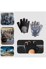 Resim BGA kadın silikon destekli spor yoga fitness egzersiz eldiveni 