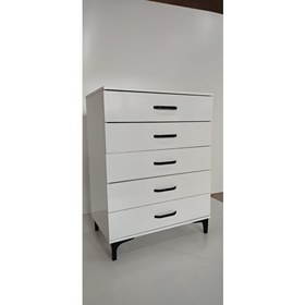Resim Moda Ayka Mdf Hayglass 5 Çekmeceli Şifonyer 