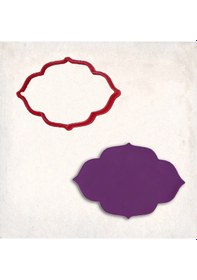 Resim Plaka Çerçeve 3 Kurabiye Kalıbı Şekillendirici Kopat KIrmızı 