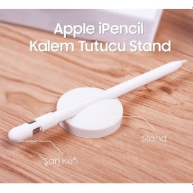 Resim Pencil Uyumlu Kalem Için Silikon Kılıf Ve Stant (Farklı Renkler) 