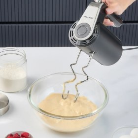 Resim Homend Artfood El Mikseri 350 Watt Güçlü Performanslı Siyah Renkli 2 Kademeli Hız Ayarı 