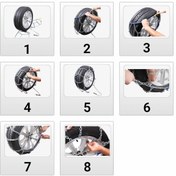 Resim Oto Lastik Kar Zinciri 225/40/R19 4x4 Tipi Takmatik Kolay Montaj Binek Suv Minibüs 