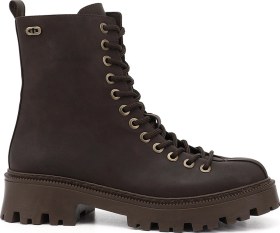 Resim Gönderi R Kadın Kahverengi Fermuarlı Kalın Topuklu Postal Bot Dkzb67638461 kahverengi 