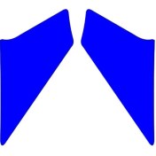 Resim SEVGENT Cg Mavi Ön Çamurluk Yan Sticker 