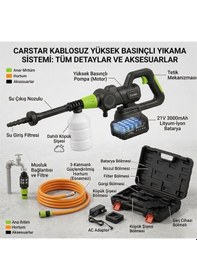 Resim Carstar Cr-25710 Yüksek Basınçlı Oto Yıkama Makinesi Diğer 