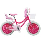 Resim Salcano Muki 16 Jant 10" Çocuk Bisiklet Beyaz-Pembe 
