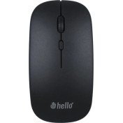 Resim Hello HL-19092 USB 2.4ghz 1600DPI Kablosuz Mouse - Ergonomik Tasarım 