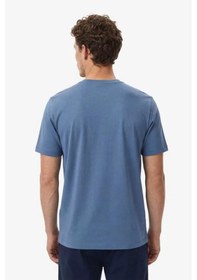 Resim Nautica Erkek Mavi Regular Fit T-shirt-14605 