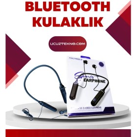 Resim TE Dükkan Buğz Polygold PG-100 Bluetooth Kulaklık – Ergonomik Boyun Bantlı Tasarım, Net Ses ve Konfor 