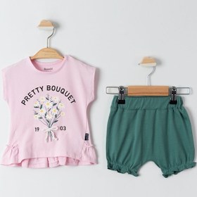 Resim Miniworld Kız Bebek Takım 6-18 Ay Pembe 17d17822124s1-2 Pembe 