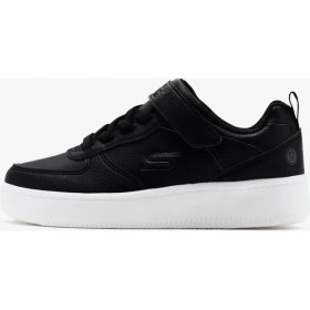 Resim Skechers Sport Court 92 - Show Maddox Büyük Erkek Çocuk Siyah Işıklı Sneakers 400623L Blk 
