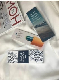 Resim 48 Adet Karışık Desenli İngilizce Kitap Ayracı Seti 