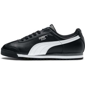 Resim Puma Roma Basic 353572-11 Siyah Unisex Günlük Spor Ayakkabı 