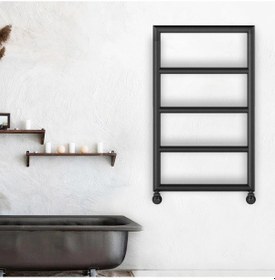 Resim 800x500mm Paslanmaz Çelik Havlupan Ngiht Black Trendy 