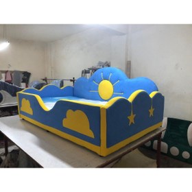 Resim Puf Bebe Montessori Serisi_yumuşacık Puf_çocuk_bebek Yatağı _güneşli Yatak 120x200 Ölçüde(YATAK DAHİLDİR) 