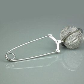 Resim Marsilyan Pratik Paslanmaz Çelik Un Kakao Pudra Şekeri Eleği -Maşalı Bitki Çayı Demleme Süzgeci 