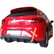 Resim Stuning Seat Leon Mk3 Style Arka Difüzör Plastik Parlak Siyah 2013 2017 Style 769854261749 