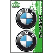 Resim GOGO BMW UYUMLU (5X5 CM) İKİLİ DAMLA ETİKET 