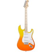 Resim SX SEM1 Elektro Gitar (Burning Fire) 