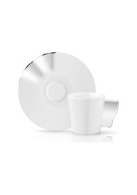 Resim Koleksiyon Kaffa Türk Kahve Fincanı Seti 6'lı Platin 