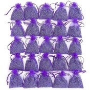 Resim 25'li Paket Lavanta Poşeti - Lavanta Poşetleri, Doğal Kurutulmuş Çiçekler Lavanta 