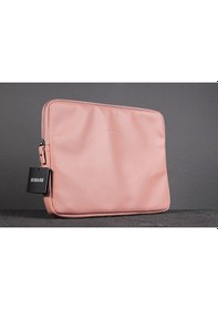 Resim Laptop Kılıfı Suni Deri Iç Ölçüleri: 27x37 Cm Somon 