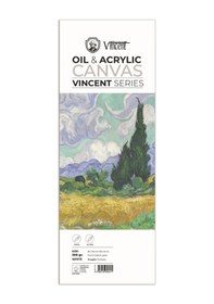 Resim Vıncent Oıl Acrylıc Canvas Whıte 300gr 20cmx56cm 10 Sayfa Yağlı Ve Akrilik Boya Defteri 