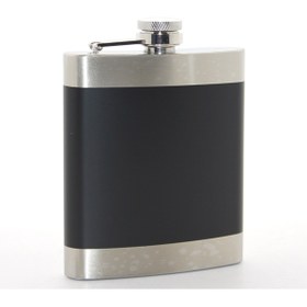 Resim RiverWorld River World Tekli Matara Paslanmaz Çelik 7 Oz Siyah 