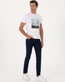 Resim Cacharel Erkek Lacivert Pantolon Jean 50305763-vr033 