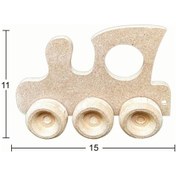 Resim Ahşap Oyuncak Tren 15x11cm Oy102 