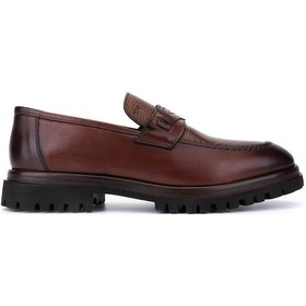 Resim Tamer Tanca Erkek Hakiki Deri Taba Loafer Ayakkabı 1157 1989-1 Erk Ayk Sk25-26 Taba Dr/fltr Taba 