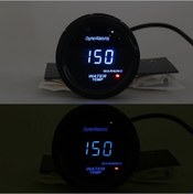 Resim Besthome1 Araba Modifiye 12v Evrensel 52mm Mavi Işık Dijital Ekran Ölçer, Stil: Su Sıcaklığı Göstergesi, Hız Göstergesi 