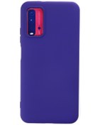Resim Happycase Xiaomi Redmi Note 9 4g Kılıf Nano Içi Kadife Silikon - Mor 