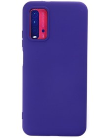 Resim Happycase Xiaomi Redmi Note 9 4g Kılıf Nano Içi Kadife Silikon - Mor 